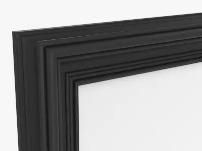 Frame landscape with picture 02 3D model