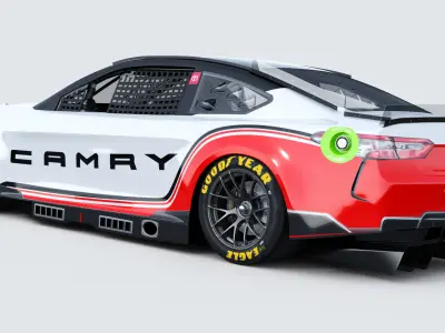 Toyota Camry Nascar Nextgen 2022 Template 3D model