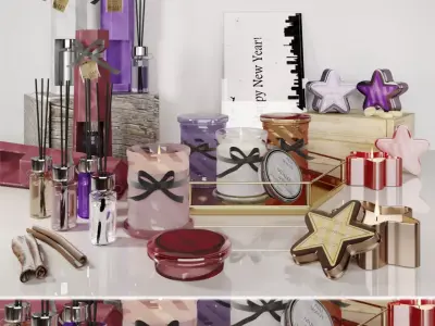 Bathroom freshener collection 3D model