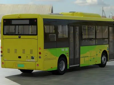 YUTONG ZK6805BEVG3 bus 3D model
