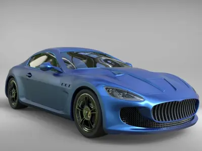Car Model maserati granturismo 3D model