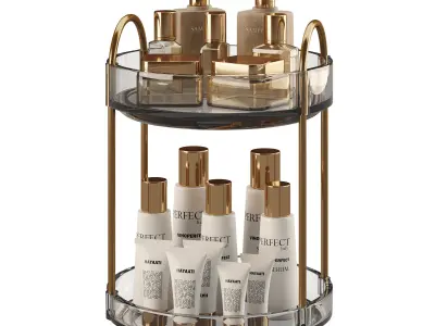 Beauty decorative set 2 3D model