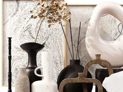 Decorative Set 086 3D model