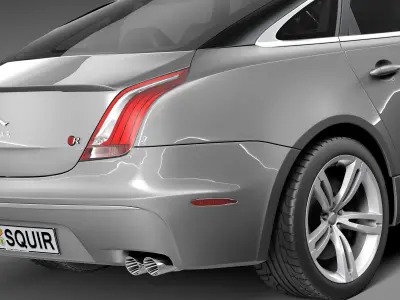 Jaguar XJR 2014 3D model