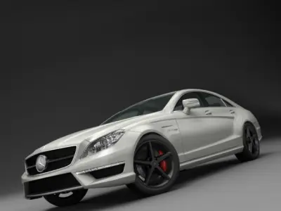 Mercedes Benz CLS AMG 2012 3D model