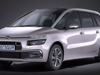 Citroen Grand C4 Picasso 2017 3D model
