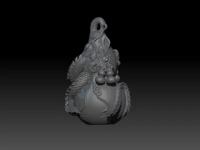 Dragon Gourd 3D print model