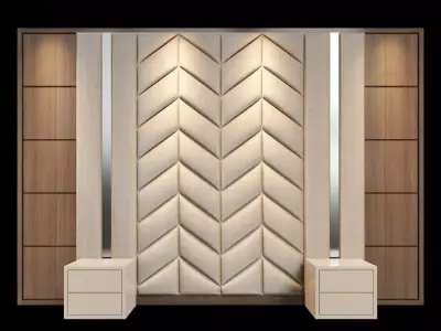 ARCHILINE Design Studio - Headboard 01 3D model