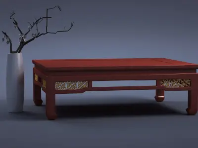 cabinet cabinet wardrobe sofa bed table bookshelve 3D model