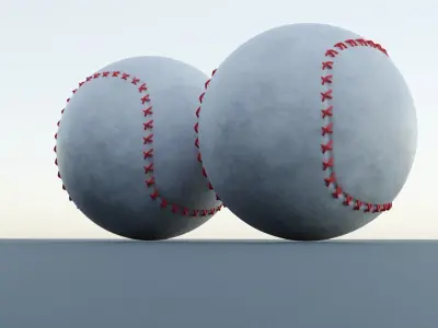 Baseball 3D model