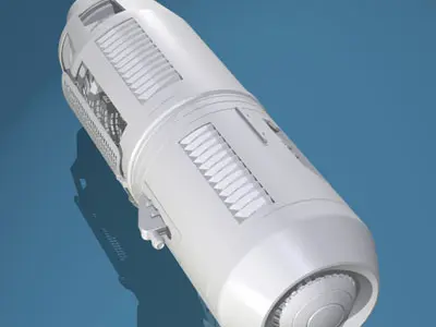 Spaceship engine 3D model