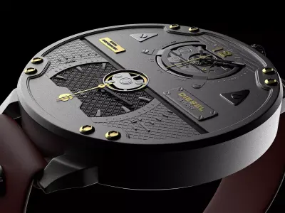Diesel DZ Watch 3D model