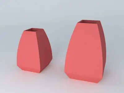 vasos de resina resin vases Free 3D model
