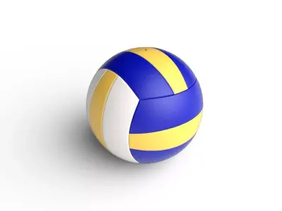 Voleyball Ball M01 Low-poly 3D model
