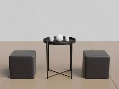 GLADOM - IKEA table Low-poly 3D model