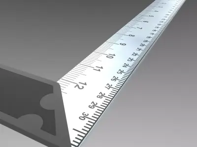 Tri Square Low-poly 3D model