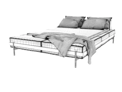 DS 1121 152 Bed 3D model