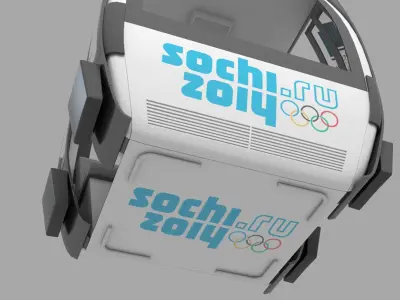 Sochi Cableway Car 3D model