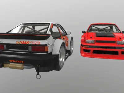APEXGT85 car Low-poly 3D model