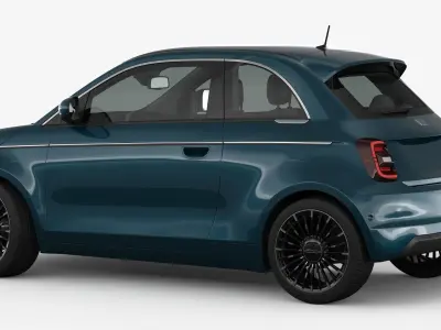 Fiat 500 2021 3D model