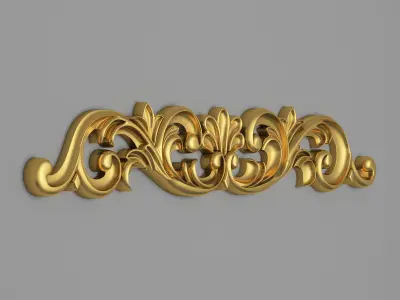 Classic Carved 018 3D model purchase