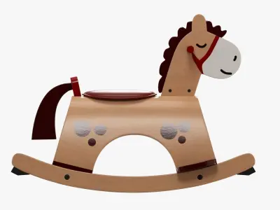 Rocking pony ride-on 3D model