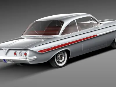 Chevrolet Impala Coupe 1961 3D model