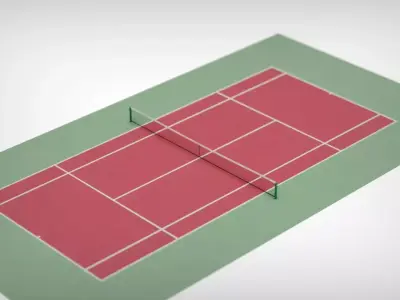 Tennis Court 3D model