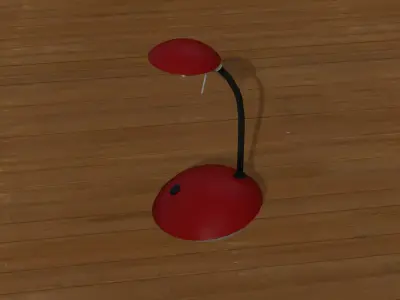 Desktop Lamp Low-poly 3D model