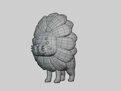 3D model Cute Lion 3D model