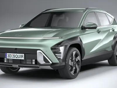 Hyundai Kona 2024 3D model