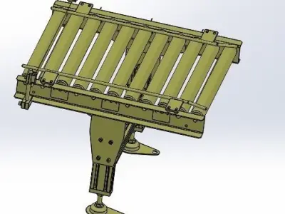 Roller assembly line 3D model