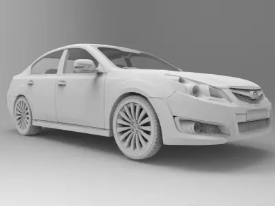 Subaru Legacy 2010 3D model