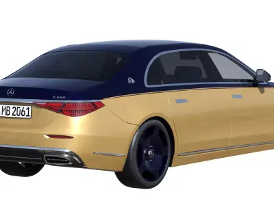 Mercedes-Maybach S680 V12  3D model
