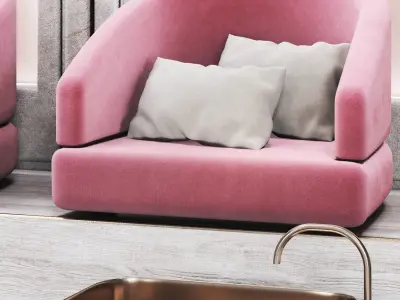 Pedicure 03 Low-poly 3D model