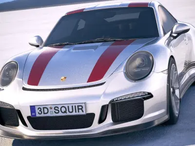 Porsche 911 R 2018 3D model