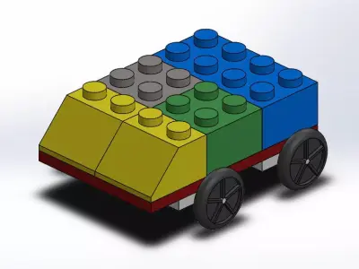 LEGO car Free 3D print model