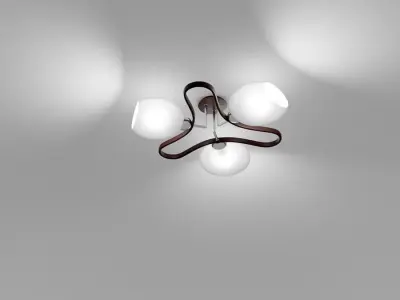 Hanging lamp Low-poly 3D model