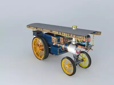 Burrell Showmans 4000 Ex Mayor  1925 Free 3D model