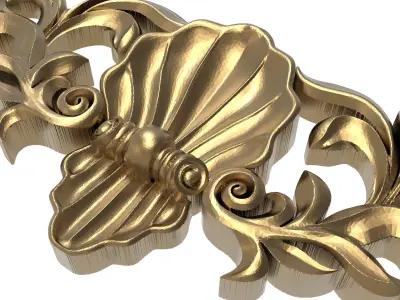  decorative pattern ready for 3D printing 3D model 452