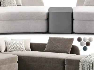 Saint Germain Sofa 3D model