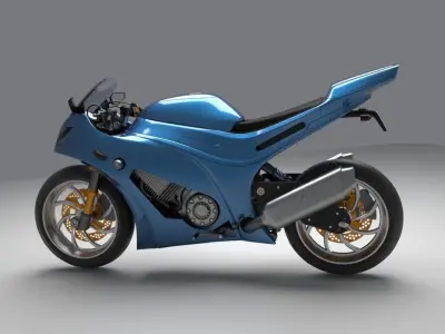 Motorcycle 3D model