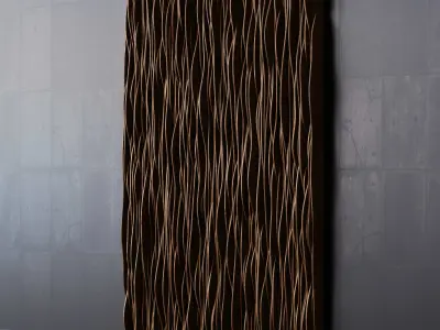 Parametric thick rail panel n1 3D model