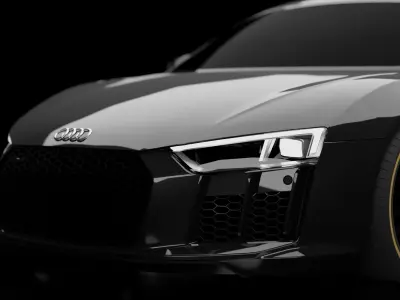 Audi R8 3D model V3