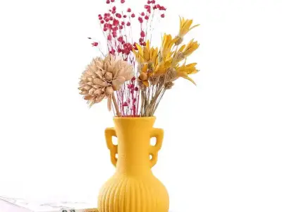 taffy Flower Vase 3D print model