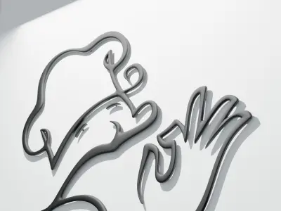 Kitchen Wall Decoration - Chef 3D model