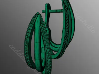 Earrings od115 3D print model