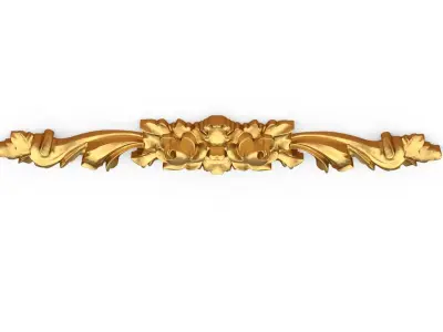 Classic carved decor ornament 354 3D model