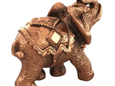 Elephant figurine 3D model buy