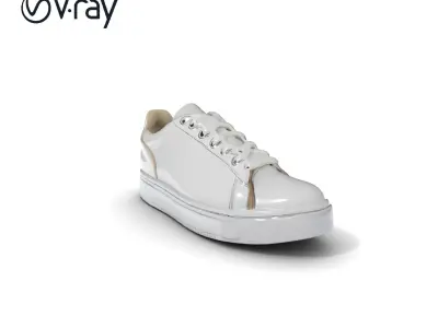 Realistic Sneaker Model Pack Low-poly 3D model